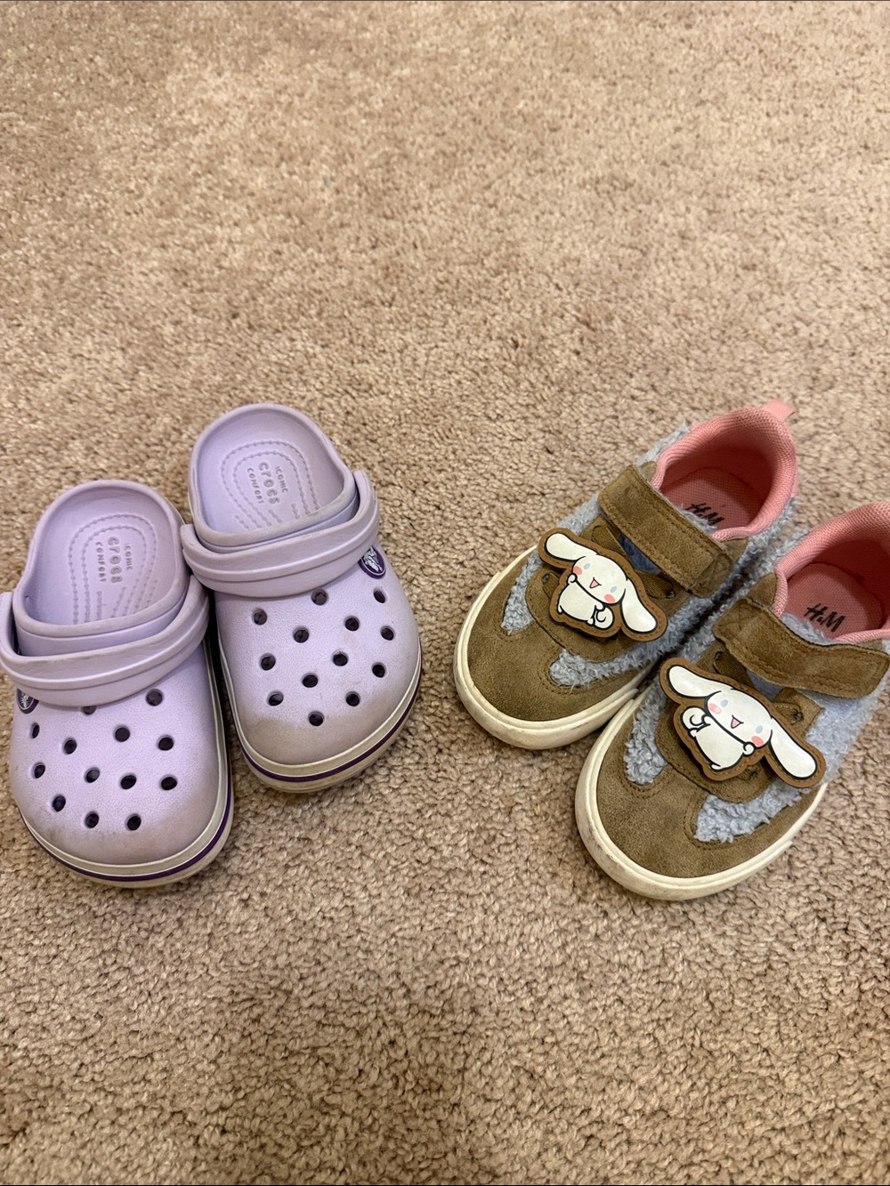 Toddler Crocs and sneaker bundle